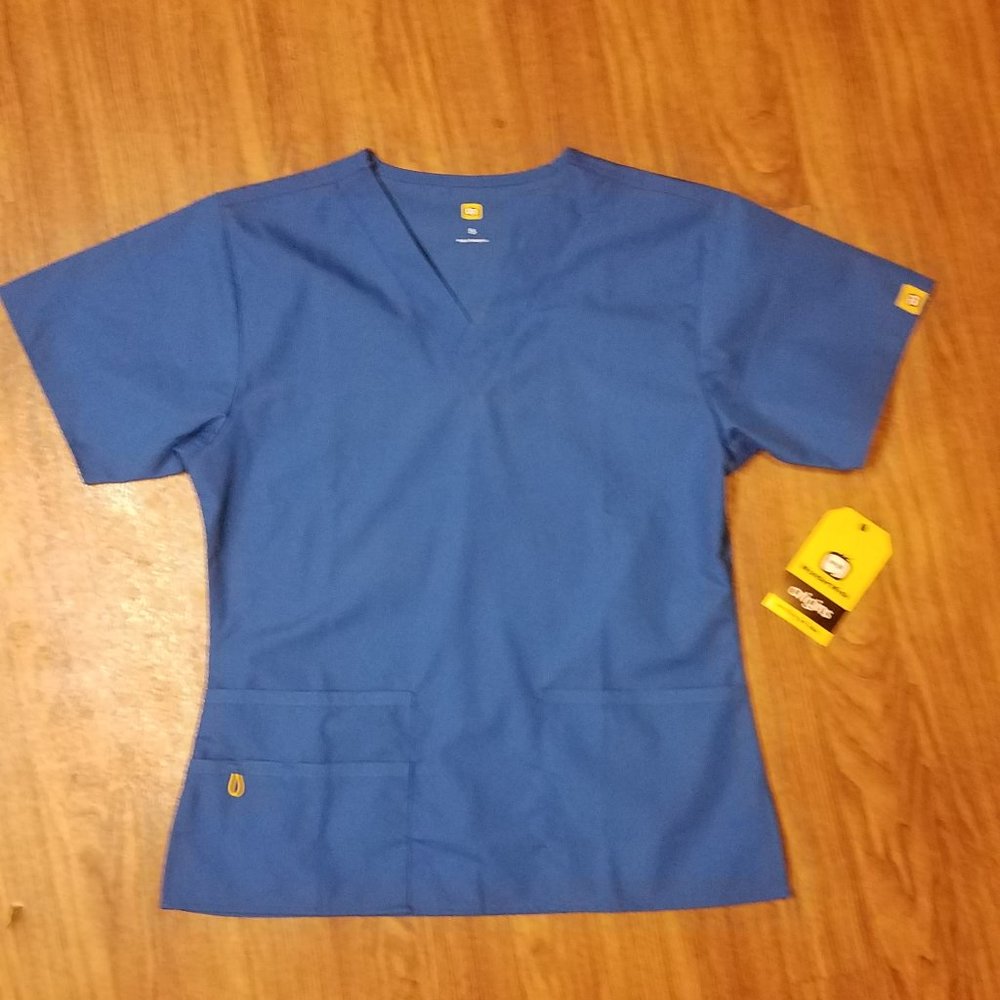 Blue scrub tops size small - all 3 for $8